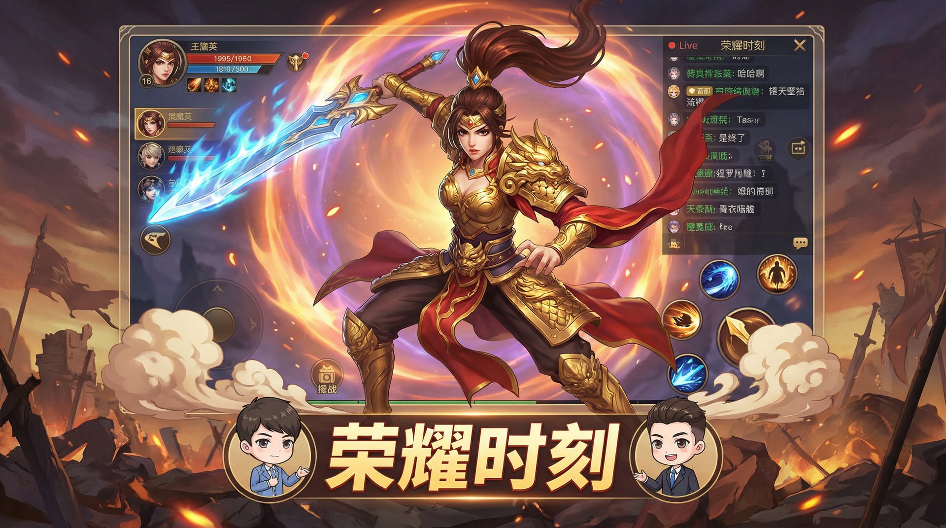 幼女漫画王者荣耀解说视频